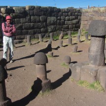 In the phallic temple of Chucuito